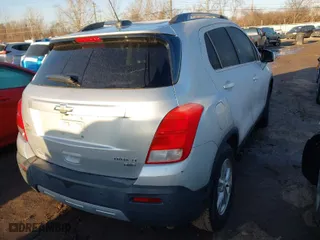 2016 Chevrolet Trax LT with VIN KL7CJPSB4GB607368, listed as a IAAI auction lot 41765240 with 108,944 mi miles. Bid and sale history available at carsss.com. Image 4.