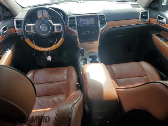 2013 Jeep Grand Cherokee Overland with VIN 1C4RJFCT0DC591531, listed as a Copart auction lot 45328925 with 170,041 mi miles and Non Repairable. Bid and sale history available at carsss.com. Image 8.