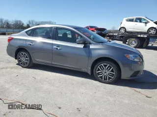 2017 Nissan Sentra SV with VIN 3N1AB7APXHL644562, listed as a Copart auction lot 48856325 with 95,878 mi miles and Salvage Title. Bid and sale history available at carsss.com. Image 4.