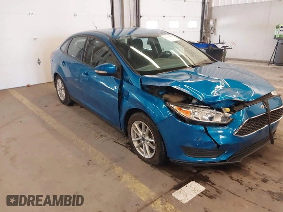 2015 Ford Focus SE with VIN 1FADP3F25FL342077, listed as a IAAI auction lot 41917089 with 20,321 mi miles. Bid and sale history available at carsss.com. Image 1.
