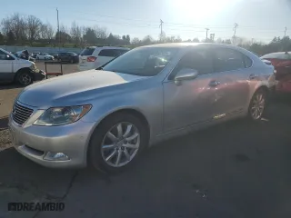 2009 Lexus LS 460 LWB with VIN JTHGL46FX95035992, listed as a Copart auction lot 46688365 with 109,763 mi miles and Salvage Title. Bid and sale history available at carsss.com. Image 1.