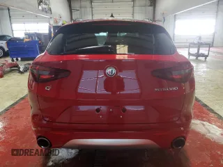 2020 Alfa Romeo Stelvio Sport with VIN ZASPAKAN3L7C88777, listed as a Copart auction lot 59322774 with 43,281 mi miles and Non Repairable. Bid and sale history available at carsss.com. Image 6.