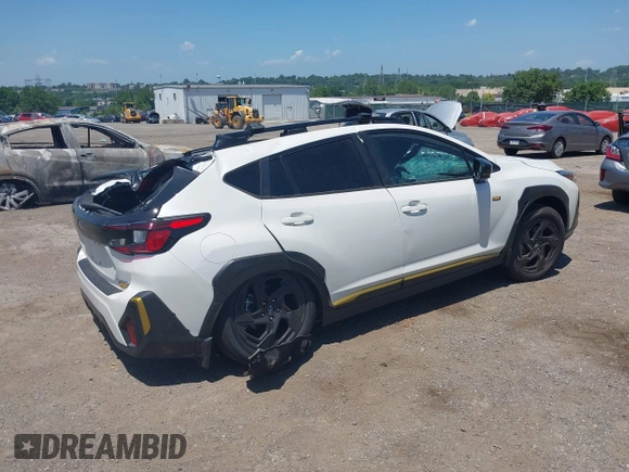 2024 Subaru Crosstrek Special Sports with VIN 4S4GUHF64R3838567, listed as a IAAI auction lot 42584712 with Not provided miles and . Bid and sale history available at DreamBid. Image 4.