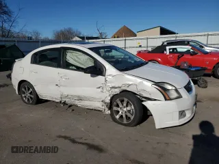 2012 Nissan Sentra S with VIN 3N1AB6AP2CL689479, listed as a Copart auction lot 82641334 with 147,195 mi miles and Salvage Title. Bid and sale history available at DreamBid. Image 4.