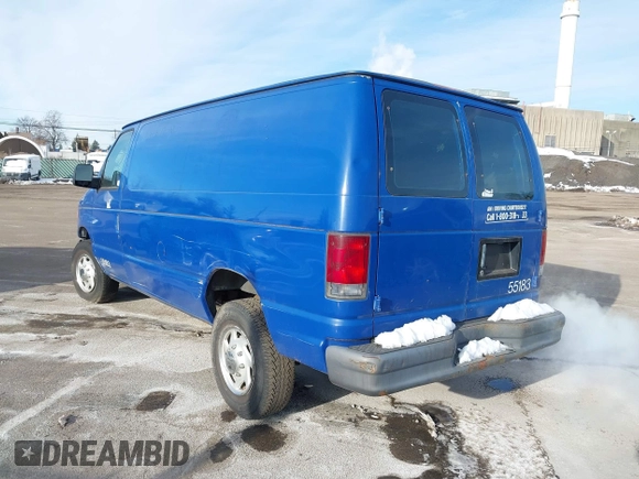 2005 Ford Econoline Cargo with VIN 1FTNE24W25HA44320, listed as a IAAI auction lot 41336276 with 236,671 mi miles. Bid and sale history available at carsss.com. Image 3.