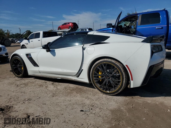 2019 Chevrolet Corvette Z06 2LZ with VIN 1G1YS2D67K5602867, listed as a Copart auction lot 73980204 with 0 mi miles and Non Repairable. Bid and sale history available at carsss.com. Image 2.