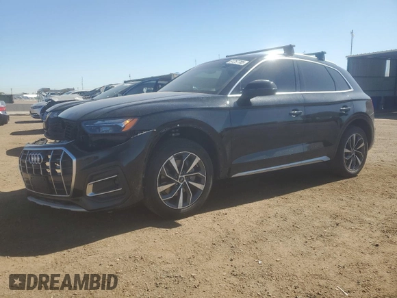 2021 Audi Q5 Premium Plus with VIN WA1BAAFYXM2015246, listed as a Copart auction lot 61257785 with 61,407 mi miles and Salvage title. Bid and sale history available at DreamBid. Image 1.