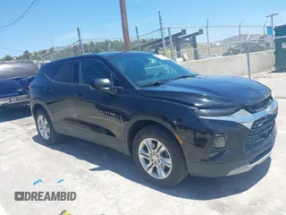 2021 Chevrolet Blazer LT with VIN 3GNKBBRA0MS553005, listed as a IAAI auction lot 42338956 with 93,185 mi miles and . Bid and sale history available at DreamBid. Image 1.