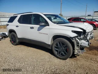 2021 Chevrolet Traverse Premier with VIN 1GNEVKKW6MJ174411, listed as a Copart auction lot 71666314 with 82,084 mi miles and Salvage Title. Bid and sale history available at carsss.com. Image 4.