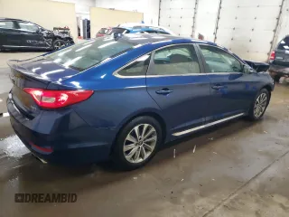 2016 Hyundai Sonata Sport with VIN 5NPE34AFXGH295077, listed as a Copart auction lot 44036075 with 90,396 mi miles and Clean Title. Bid and sale history available at DreamBid. Image 3.