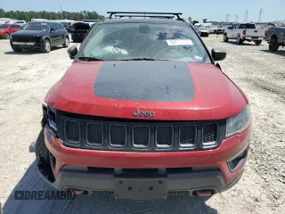2020 Jeep Compass Trailhawk with VIN 3C4NJDDB6LT208185, listed as a Copart auction lot 56892265 with 90,924 mi miles and Salvage title. Bid and sale history available at DreamBid. Image 5.