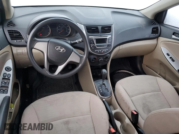 2016 Hyundai Accent SE with VIN KMHCT4AE1GU079702, listed as a Copart auction lot 74000593 with 89,614 mi miles and . Bid and sale history available at DreamBid. Image 8.