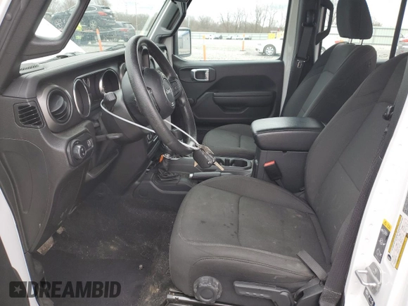 2023 Jeep Gladiator Freedom with VIN 1C6HJTAG6PL550171, listed as a Copart auction lot 50010485 with 37,064 mi miles and Salvage title. Bid and sale history available at DreamBid. Image 7.