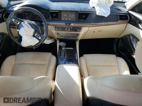 2017 Kia Cadenza Premium z VIN KNALB4J15H5073415, wystawiony jako Copart lot #53376385 z przebiegiem 68 623 mil mil oraz Szkody całkowita. Historia ofert i sprzedaży dostępna na DreamBid. Obrazek 8.