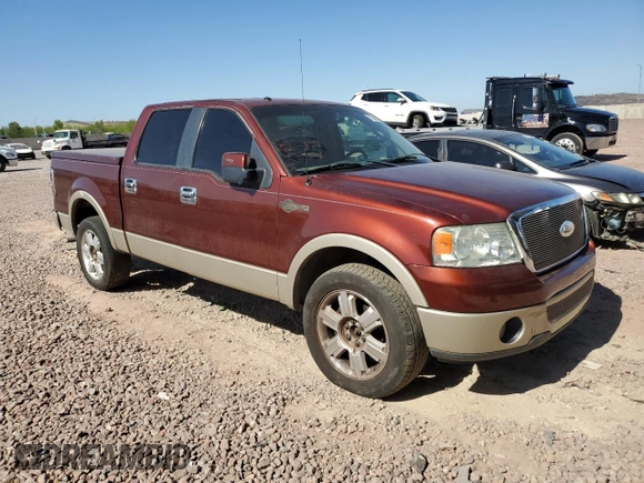 2007 Ford F-150 XLT with VIN 1FTPW12V77KC15790, listed as a Copart auction lot 57864275 with Not provided miles and Non repairable. Bid and sale history available at DreamBid. Image 4.