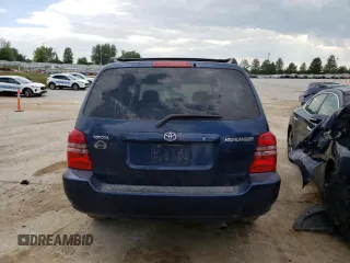 2002 Toyota Highlander with VIN JTEGD21A620034092, listed as a Copart auction lot 59693104 with 289,760 mi miles and Salvage title. Bid and sale history available at DreamBid. Image 6.