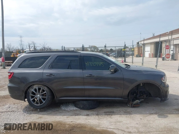 2017 Dodge Durango GT with VIN 1C4RDJDG2HC630010, listed as a IAAI auction lot 42120945 with 99,750 mi miles and . Bid and sale history available at DreamBid. Image 14.