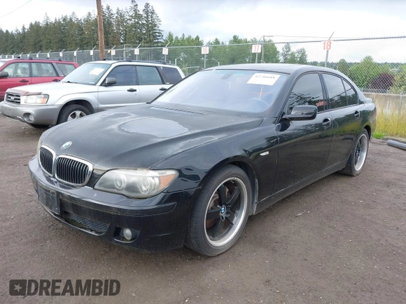 2006 BMW 7 Series 750i with VIN WBAHL83526DT06390, listed as a IAAI auction lot 42246688 with 123,962 mi miles and . Bid and sale history available at DreamBid. Image 2.