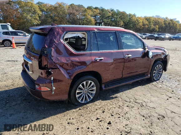 2022 Lexus GX with VIN JTJGM7BX4N5320869, listed as a Copart auction lot 82589134 with 37,748 mi miles and Salvage Title. Bid and sale history available at carsss.com. Image 3.