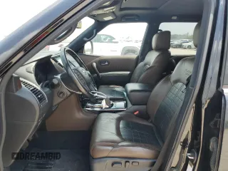 2018 Nissan Armada Platinum with VIN JN8AY2NF7J9333397, listed as a Copart auction lot 61851004 with 134,845 mi miles and Clean Title. Bid and sale history available at carsss.com. Image 7.