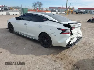 2019 Nissan Maxima SV with VIN 1N4AA6AV7KC383974, listed as a IAAI auction lot 41660286 with 86,682 mi miles and . Bid and sale history available at DreamBid. Image 3.