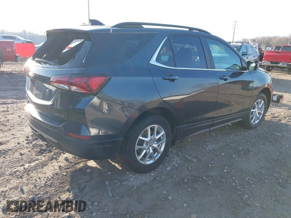 2023 Chevrolet Equinox LT with VIN 3GNAXUEG0PS180412, listed as a IAAI auction lot 42018029 with 60,925 mi miles and . Bid and sale history available at DreamBid. Image 4.