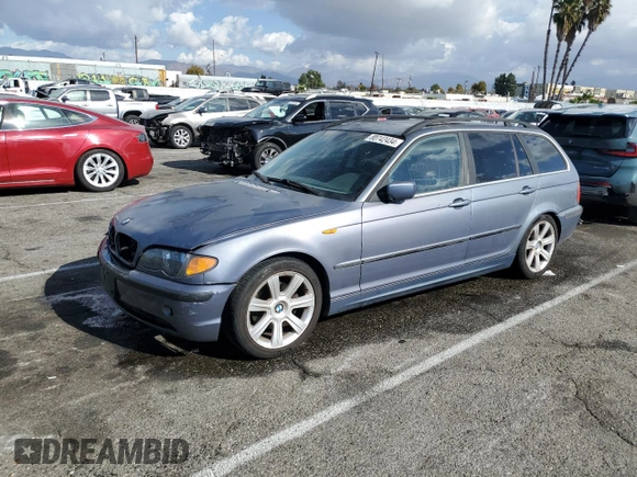 2003 BMW 3 Series 325i with VIN WBAEN33413PC12375, listed as a Copart auction lot 80742434 with 168,770 mi miles and Salvage Title. Bid and sale history available at carsss.com. Image 1.