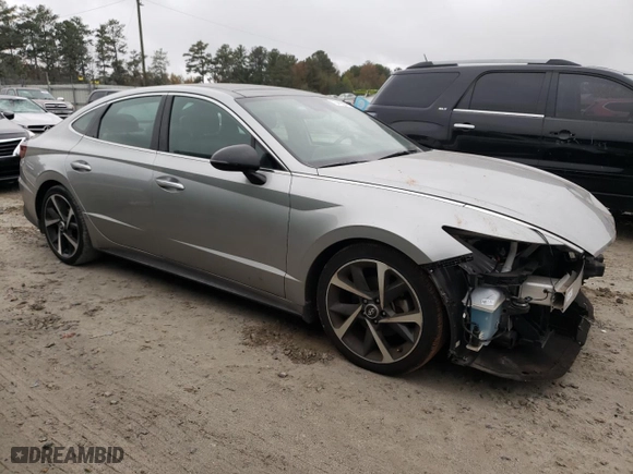 2022 Hyundai Sonata SEL Plus with VIN 5NPEJ4J2XNH140187, listed as a Copart auction lot 78442684 with 59,054 mi miles and Salvage Title. Bid and sale history available at carsss.com. Image 4.