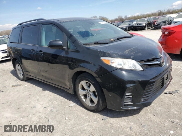 2018 Toyota Sienna LE Auto Access Seat with VIN 5TDKZ3DC5JS907703, listed as a Copart auction lot 50180255 with 83,551 mi miles and Salvage title. Bid and sale history available at DreamBid. Image 4.