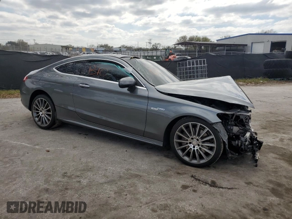 2017 Mercedes-Benz C 300 with VIN WDDWJ4JB3HF331586, listed as a Copart auction lot 46244895 with 63,792 mi miles and Salvage Title. Bid and sale history available at carsss.com. Image 4.