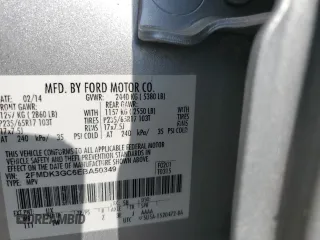 2014 Ford Edge SE с VIN 2FMDK3GC6EBA50349, выставлен на аукционе Copart как лот 49777885 с пробегом 152 895 миль миль и Списание • Salvage title. История ставок и продаж доступна на DreamBid. Изображение 13.