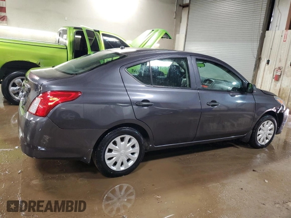 2015 Nissan Versa SV with VIN 3N1CN7AP1FL939496, listed as a Copart auction lot 51999695 with 166,522 mi miles and Salvage Title. Bid and sale history available at carsss.com. Image 3.