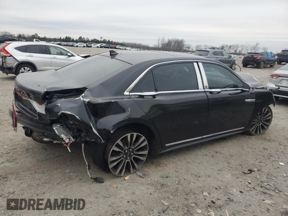 2019 Lincoln Continental Select with VIN 1LN6L9TK3K5606638, listed as a Copart auction lot 43743855 with 117,400 mi miles and Salvage Title. Bid and sale history available at carsss.com. Image 3.