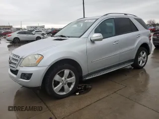 2009 Mercedes-Benz M 3.5L with VIN 4JGBB56E69A519690, listed as a Copart auction lot 86431644 with 287,158 mi miles and Clean Title. Bid and sale history available at carsss.com. Image 1.
