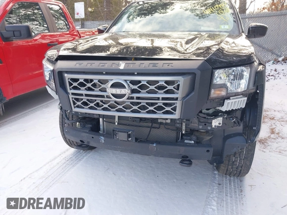 2022 Nissan Frontier S with VIN 1N6ED1CMXNN647043, listed as a IAAI auction lot 41410487 with 20,463 mi miles and . Bid and sale history available at DreamBid. Image 6.