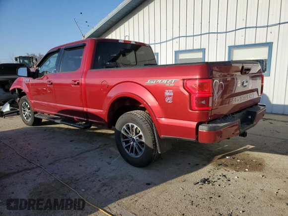 2018 Ford F-150 XL with VIN 1FTFW1E52JKC11290, listed as a Copart auction lot 49002275 with 51,684 mi miles and Salvage Title. Bid and sale history available at DreamBid. Image 2.