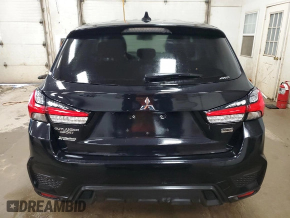 2022 Mitsubishi Outlander Sport ES with VIN JA4ARUAU8NU021322, listed as a Copart auction lot 74821534 with 40,803 mi miles and Clean Title. Bid and sale history available at carsss.com. Image 6.