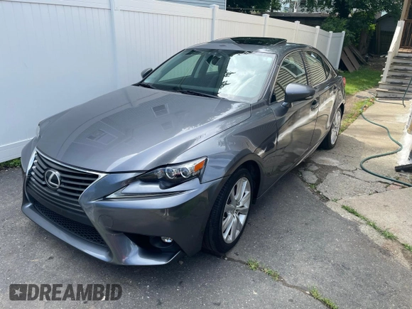 2015 Lexus IS 250 with VIN JTHCF1D20F5018151, listed as a Copart auction lot 63795745 with 130,962 mi miles and Salvage title. Bid and sale history available at DreamBid. Image 2.