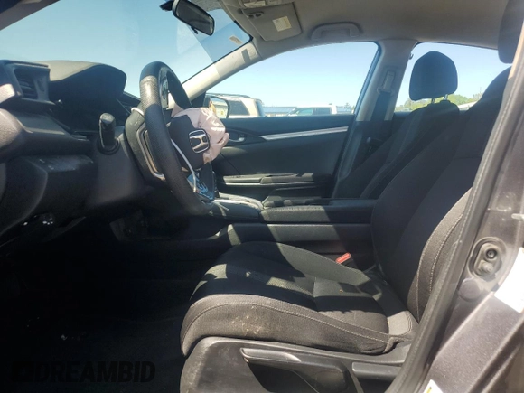 2018 Honda Civic LX with VIN 2HGFC2F56JH562175, listed as a Copart auction lot 54847145 with 87,228 mi miles and Salvage Title. Bid and sale history available at DreamBid. Image 7.