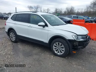 2019 Volkswagen Tiguan S with VIN 3VV0B7AX2KM070101, listed as a IAAI auction lot 42090964 with 84,186 mi miles and . Bid and sale history available at DreamBid. Image 1.