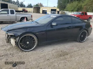 2007 BMW 6 Series 650i with VIN WBAEH13567CR51918, listed as a Copart auction lot 76337784 with 135,313 mi miles and Salvage Title. Bid and sale history available at carsss.com. Image 1.