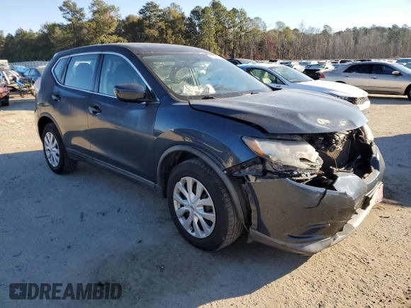 2016 Nissan Rogue SV with VIN KNMAT2MV9GP665364, listed as a Copart auction lot 83543364 with 131,164 mi miles and Clean Title. Bid and sale history available at DreamBid. Image 4.