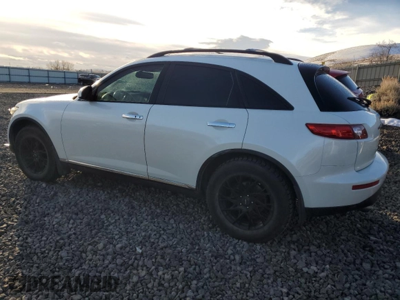 2008 Infiniti FX with VIN JNRAS08W38X209419, listed as a Copart auction lot 45769945 with 130,948 mi miles and Salvage Title. Bid and sale history available at DreamBid. Image 2.