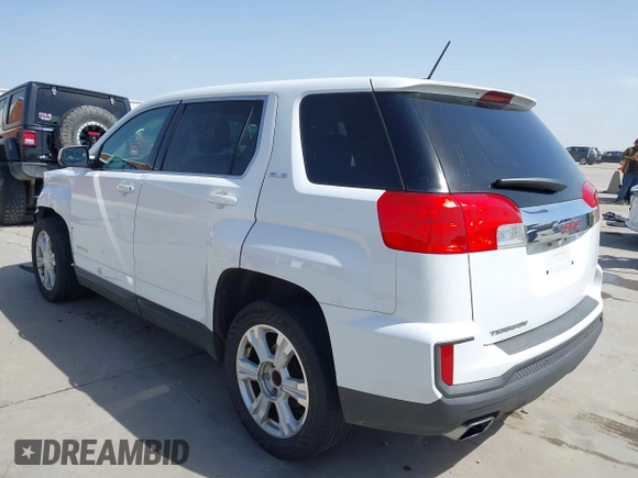 2017 GMC Terrain SLE with VIN 2GKALMEK4H6299190, listed as a IAAI auction lot 41808216 with 101,579 mi miles. Bid and sale history available at carsss.com. Image 3.