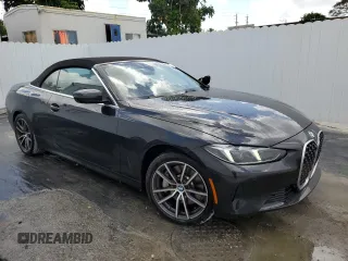 2025 BMW 4 Series 430i z VIN WBA33DB02SCT88386, wystawiony jako Copart lot #51690135 z przebiegiem 7 071 mil mil oraz Czysty tytuł • Clean title. Historia ofert i sprzedaży dostępna na DreamBid. Obrazek 4.
