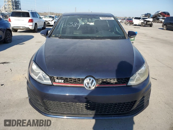 2017 Volkswagen Golf GTI S with VIN 3VW4T7AU5HM070957, listed as a Copart auction lot 42804844 with 60,466 mi miles. Bid and sale history available at carsss.com. Image 5.