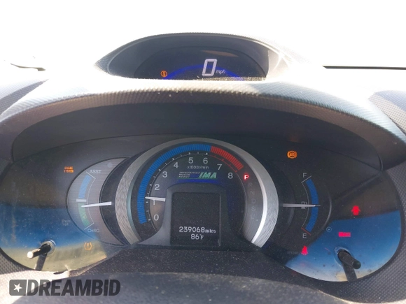 2010 Honda Insight LX с VIN JHMZE2H5XAS033628, выставлен на аукционе IAAI как лот 42326613 с пробегом 239 068 миль миль и . История ставок и продаж доступна на DreamBid. Изображение 7.
