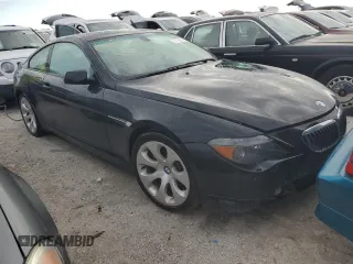 2006 BMW 6 Series 650Ci with VIN WBAEH13436CR49324, listed as a Copart auction lot 76476244 with 97,064 mi miles and Non Repairable. Bid and sale history available at carsss.com. Image 4.