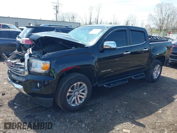 2017 GMC Canyon 4WD SLT with VIN 1GTG6DEN2H1254016, listed as a IAAI auction lot 41932500 with 85,367 mi miles. Bid and sale history available at carsss.com. Image 2.