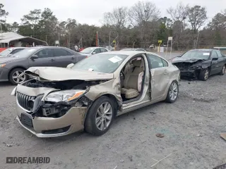 2015 Buick Regal with VIN 2G4GK5EX1F9127359, listed as a IAAI auction lot 41721519 with 115,391 mi miles. Bid and sale history available at carsss.com. Image 2.